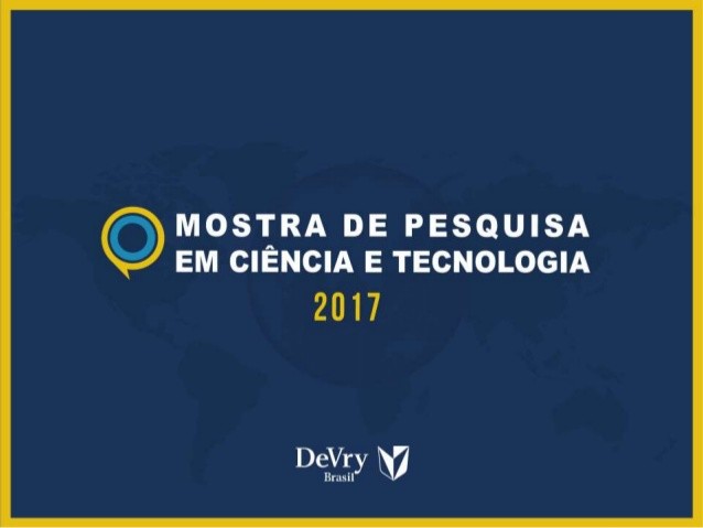 mostra de pesquisa em ciência e tecnologia devry