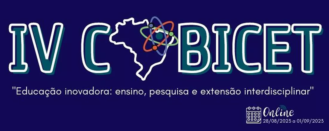Capa do evento vencedor do Prêmio Even3: IV Congresso Brasileiro Interdisciplinar em Ciência e Tecnologia