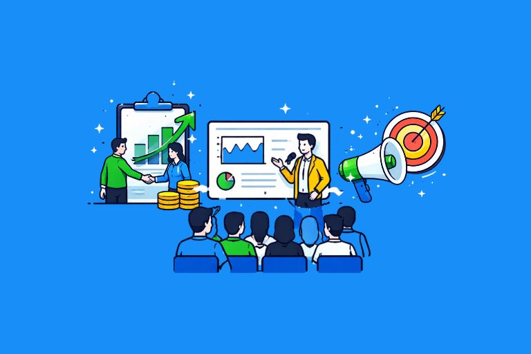 elementos que representam fases da produção de eventos
